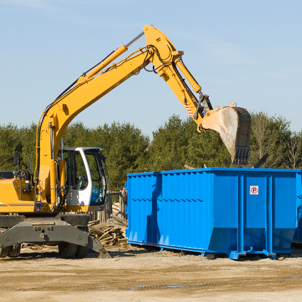 are there any restrictions on where a residential dumpster can be placed in Brampton Michigan